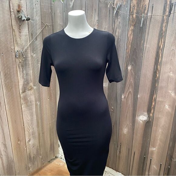 Alice + Olivia sheer black midi dress - Picture 16 of 16